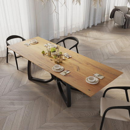 Oak Modern Dining Table 0125