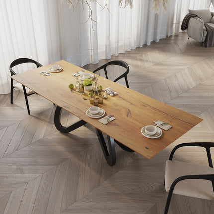 Oak Modern Dining Table 0123