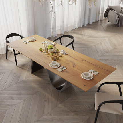 Oak Modern Dining Table 044
