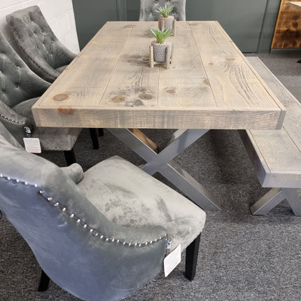 Alford Dining Table – Rustic Farmhouse