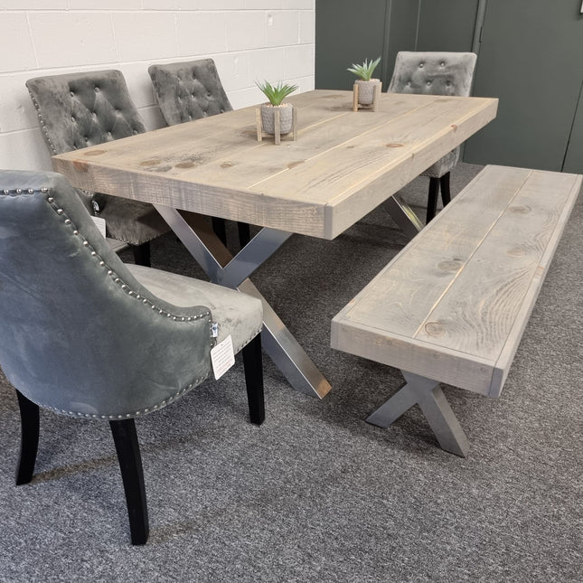 Alford Dining Table – Rustic Farmhouse