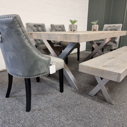 Alford Dining Table – Rustic Farmhouse