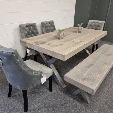 Alford Dining Table – Rustic Farmhouse
