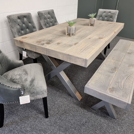 Alford Dining Table – Rustic Farmhouse