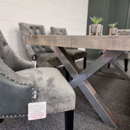 Alford Dining Table – Rustic Farmhouse