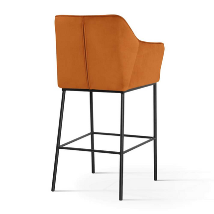 Bar Stools Boston with black metal base