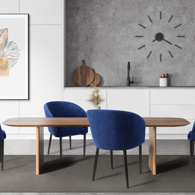 Dining chair Branston with metal legs