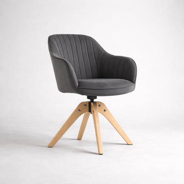 Eske Swivel Chair Grey