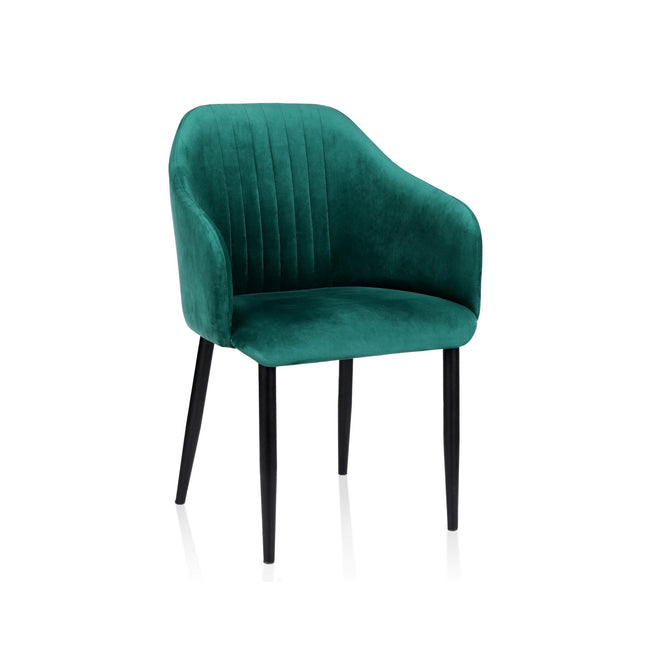 Dining chair Caleb with metal legs