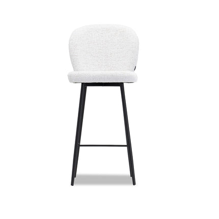 Bar Stools Cleo with black metal base