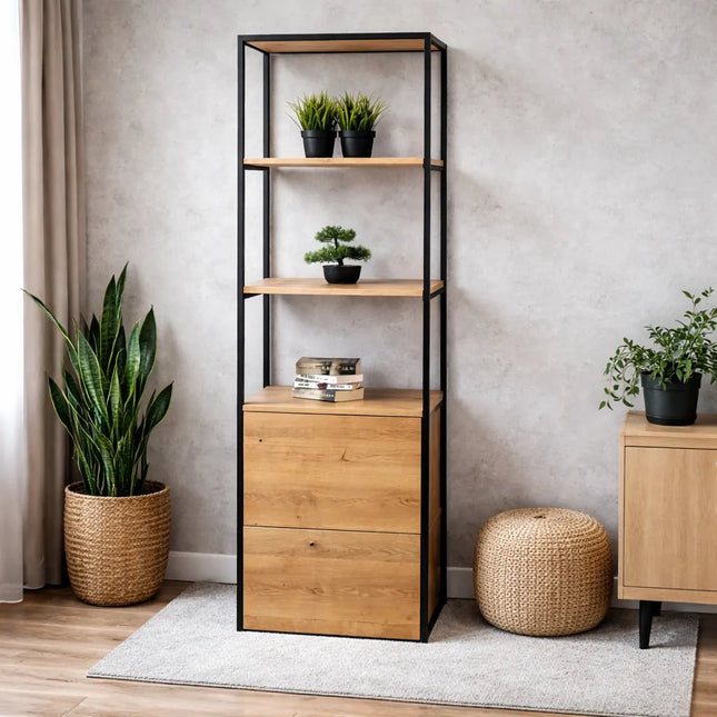 Solid Oak Bookcase Tom