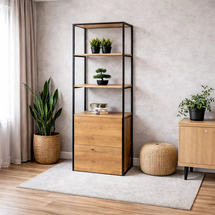 Solid Oak Bookcase Tom