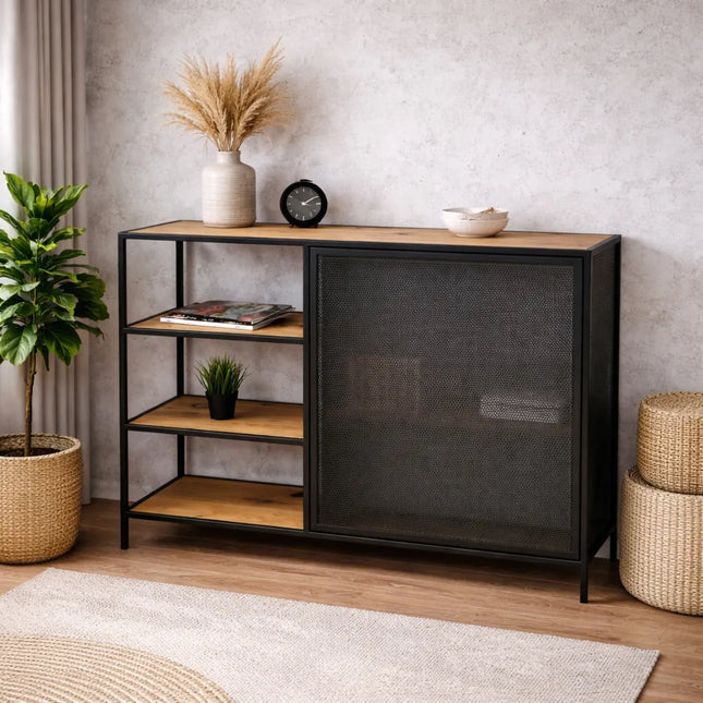 Solid oak bookcase Julie