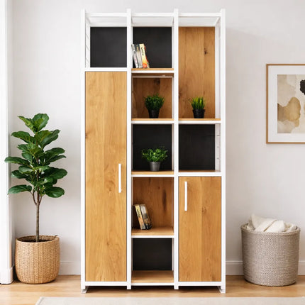 Oak loft bookcase Ancaster