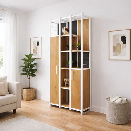 Oak loft bookcase Ancaster