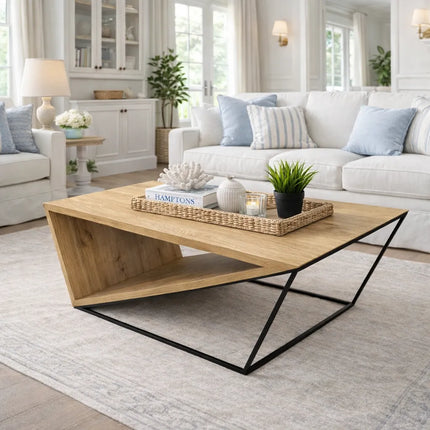 Oak coffee table Triangle