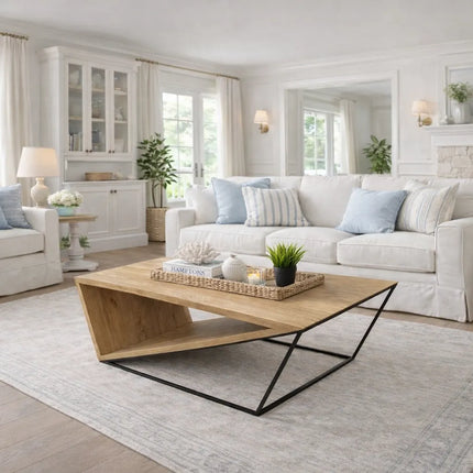 Oak coffee table Triangle