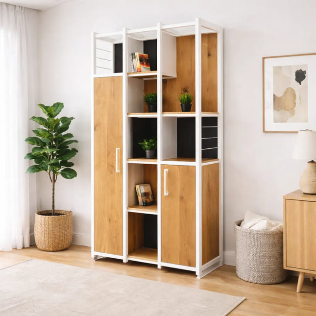 Oak loft bookcase Ancaster