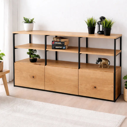 Oak loft chest of drawers with drawers Bottesford