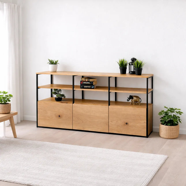Oak loft chest of drawers with drawers Bottesford
