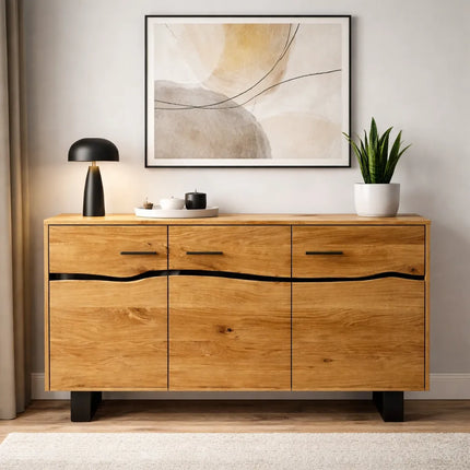 Loft chest of drawers made of solid oak Ofcaster