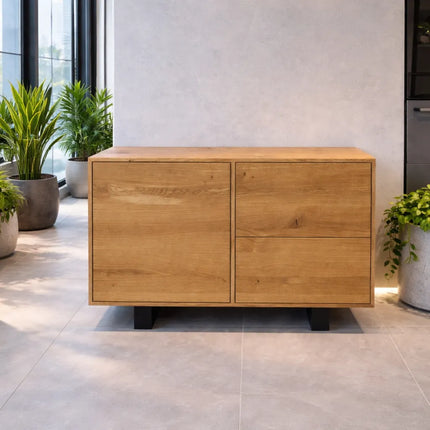 Classic oak loft chest of drawers View