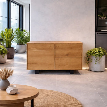 Classic oak loft chest of drawers View