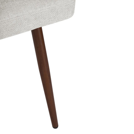 Set of 2 Linen Dining Chairs Croft