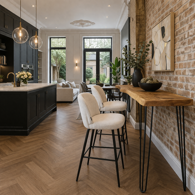 Firsby Breakfast Bar Hairpin Legs