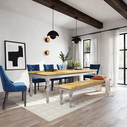 Oak Farmhouse Dining Table