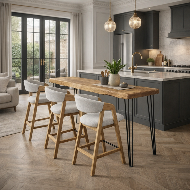 Firsby Breakfast Bar Hairpin Legs