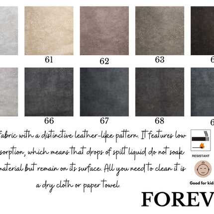 Fabrics sample - choose 5 different colours!