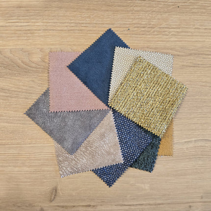 Fabrics sample - choose 5 different colours!