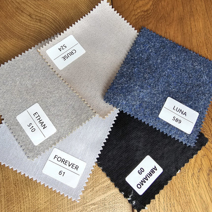 Fabrics sample - choose 5 different colours!