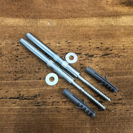 Grey Rustic Floating Shelves Handmade Solid Wood