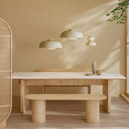 Oak Modern Dining Bench 0104