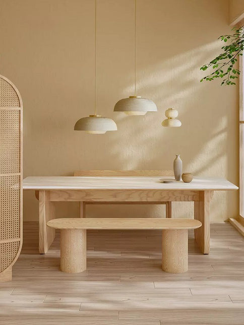 Oak Modern Dining Bench 0104