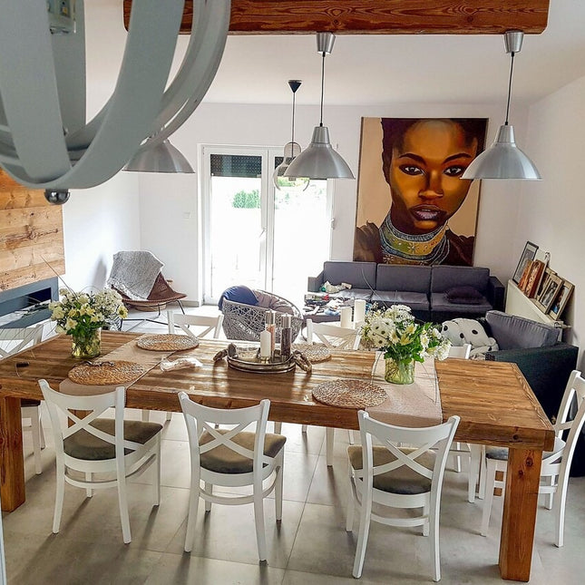 Kingston Farmhouse Dining Table – Rustic Wood Dining Table – Farmhouse Table – Handmade Table