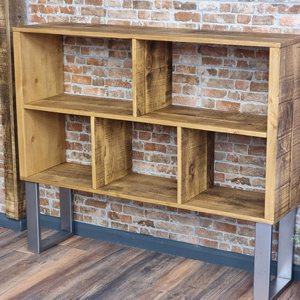Rustic Bookcase Handmade Industrial Style Bookcase Bookshelf Storage Unit Cabinet Lincoln