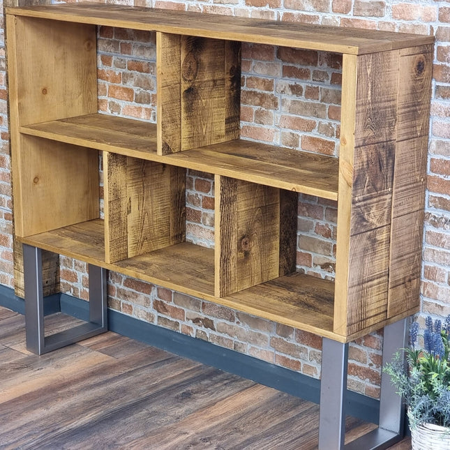 Rustic Bookcase Handmade Industrial Style Bookcase Bookshelf Storage Unit Cabinet Lincoln