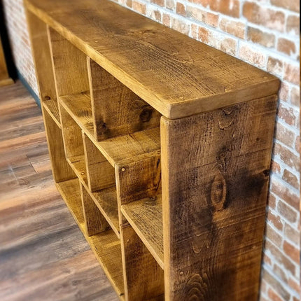 Rustic Bookcase Handmade Industrial Style Bookcase Bookshelf Storage Unit Cabinet Boston