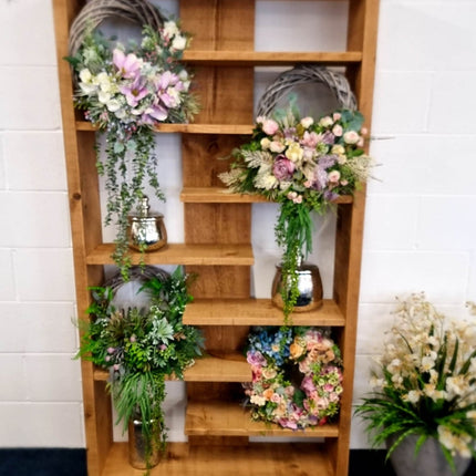 Rustic Bookcase Handmade Industrial Style Bookcase Bookshelf Storage Unit Cabinet 1010