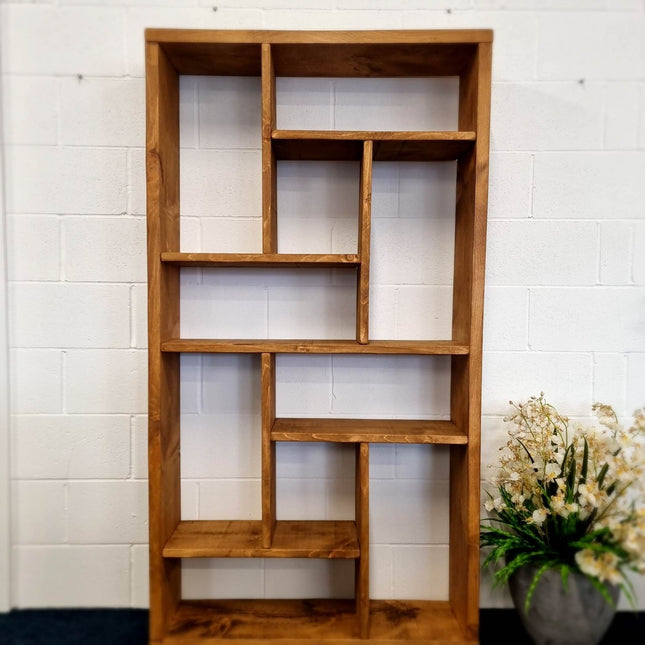 Rustic Bookcase Handmade Industrial Style Bookcase Bookshelf Storage Unit Cabinet 1011