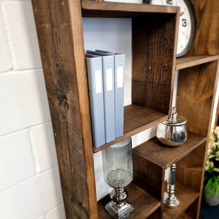 Rustic Bookcase Handmade Industrial Style Bookcase Bookshelf Storage Unit Cabinet 1012