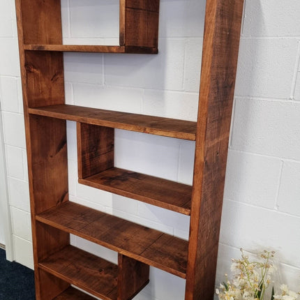 Rustic Bookcase Handmade Industrial Style Bookcase Bookshelf Storage Unit Cabinet 1014