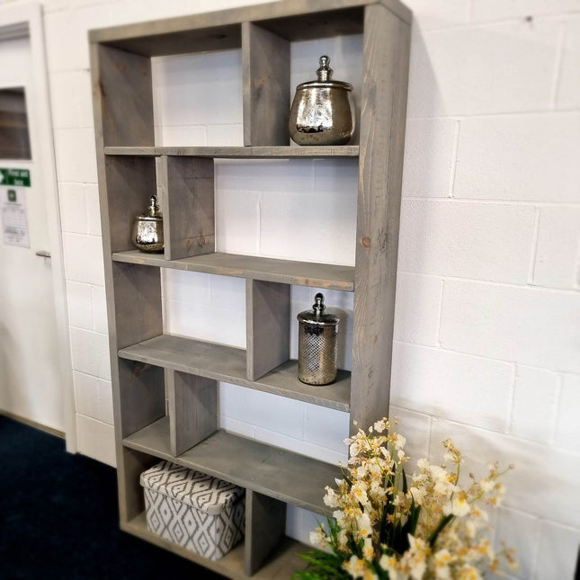 Rustic Bookcase Handmade Industrial Style Bookcase Bookshelf Storage Unit Cabinet 1016