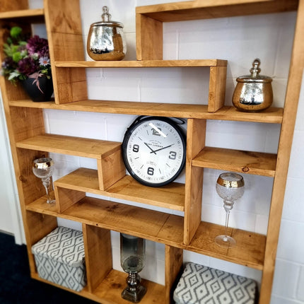 Rustic Bookcase Handmade Industrial Style Bookcase Bookshelf Storage Unit Cabinet 2010