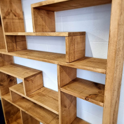 Rustic Bookcase Handmade Industrial Style Bookcase Bookshelf Storage Unit Cabinet 2010