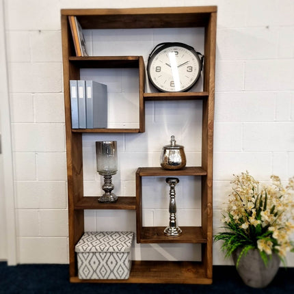 Rustic Bookcase Handmade Industrial Style Bookcase Bookshelf Storage Unit Cabinet 1012