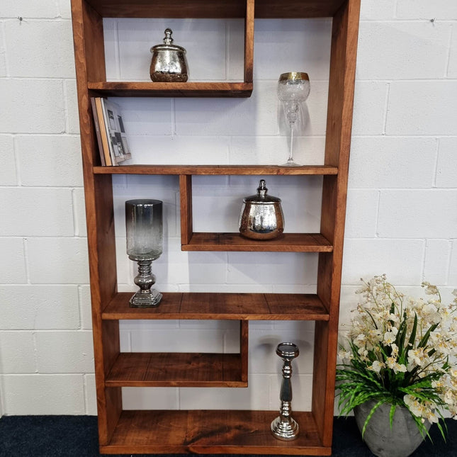 Rustic Bookcase Handmade Industrial Style Bookcase Bookshelf Storage Unit Cabinet 1014